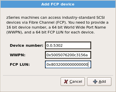 Add FCP Device