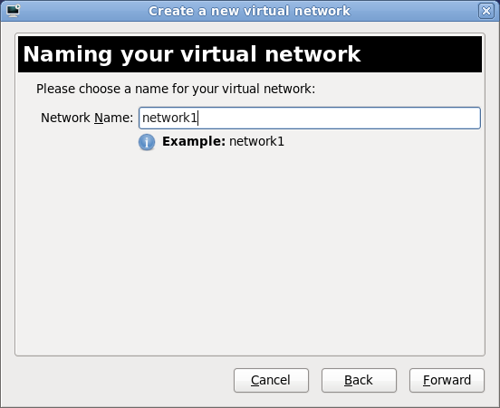 Naming your virtual network